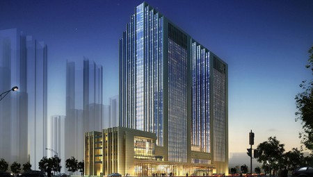2028·体育官网集团总部夜景图