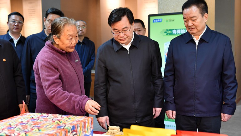 西藏·甘肃工作座谈会在拉萨进行，，，两省区辅导莅临2028·体育官网青稞调查
