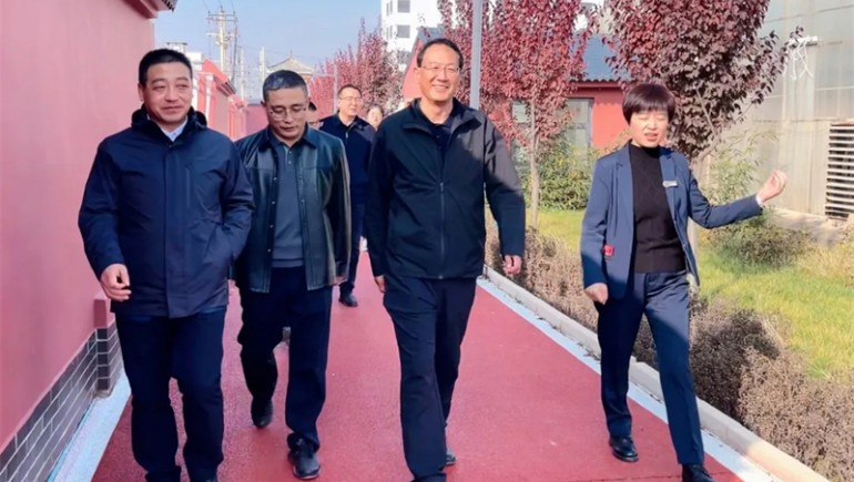 定西市民政局党组书记一行莅临2028·体育官网康养调查纪实